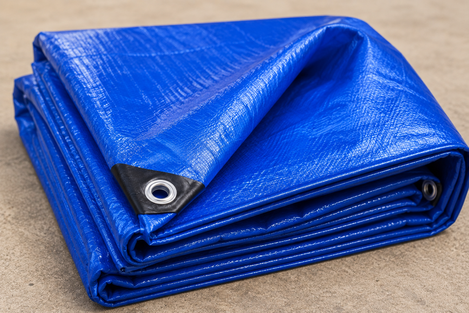 Heavy Duty Waterproof Blue Tarpaulin Sheet