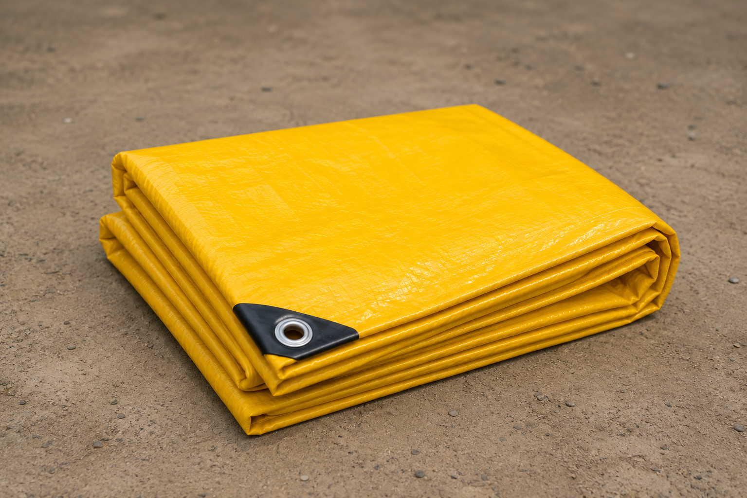 Heavy Duty Yellow Waterproof Tarpaulin Sheet