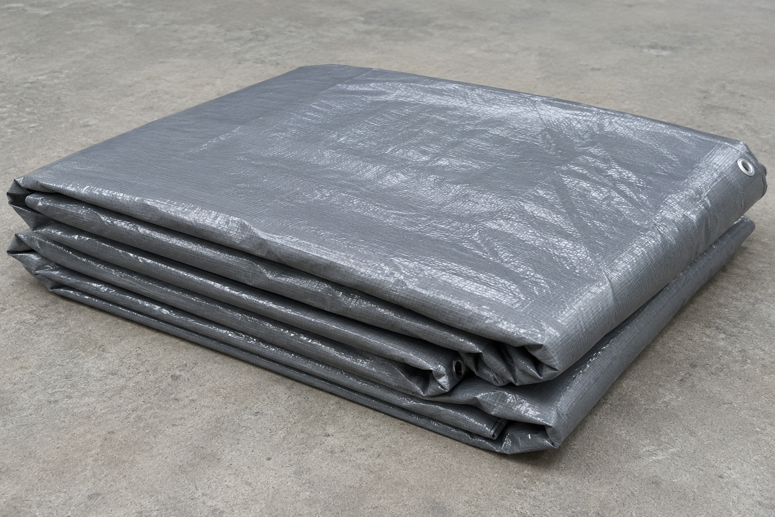 Heavy Duty Grey Waterproof Tarpaulin Sheet